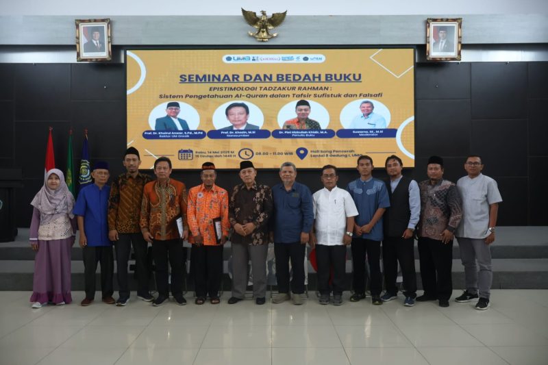 Biro AIK Universitas Muhammadiyah Gresik Gelar Seminar dan Bedah Buku Epistemologi Tadzakkur Rahmani